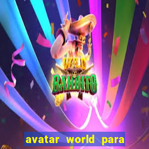 avatar world para imprimir e colorir